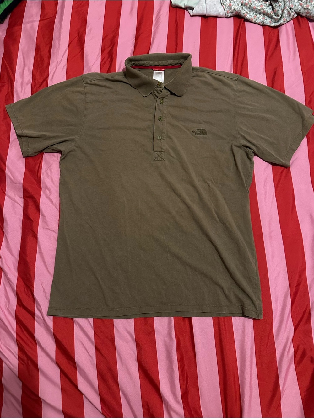 The North Face Olive Green Polo Shirt Men’s Medium